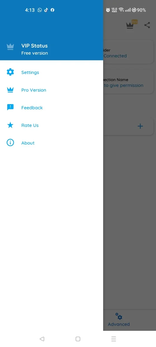 Screenshot Of DNS Changer Android