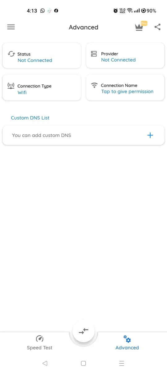 Screenshot Of DNS Changer Download